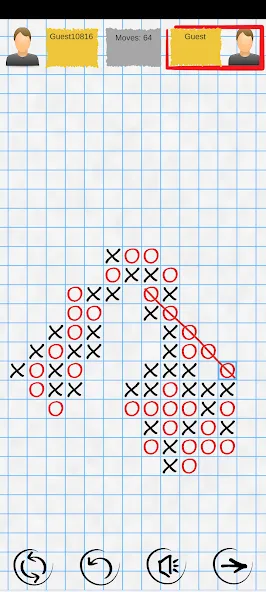 Tic Tac Toe Online: Mega XO  [МОД Бесконечные монеты] Screenshot 2