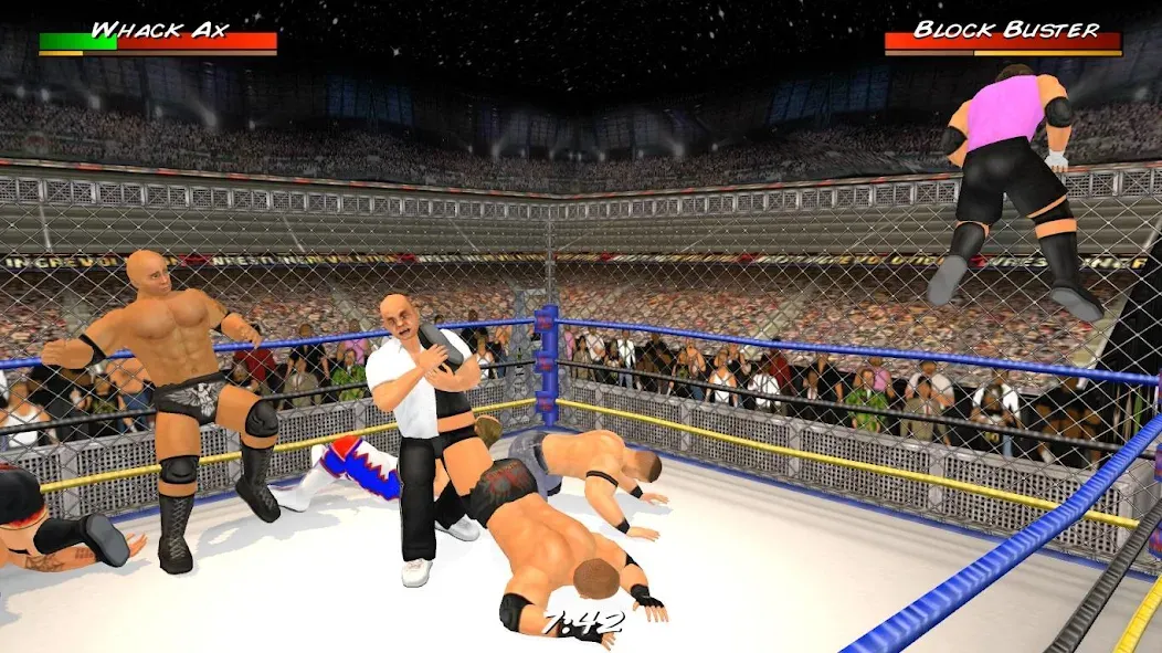 Wrestling Revolution 3D (Реслинг Революшн 3Д)  [МОД Menu] Screenshot 1