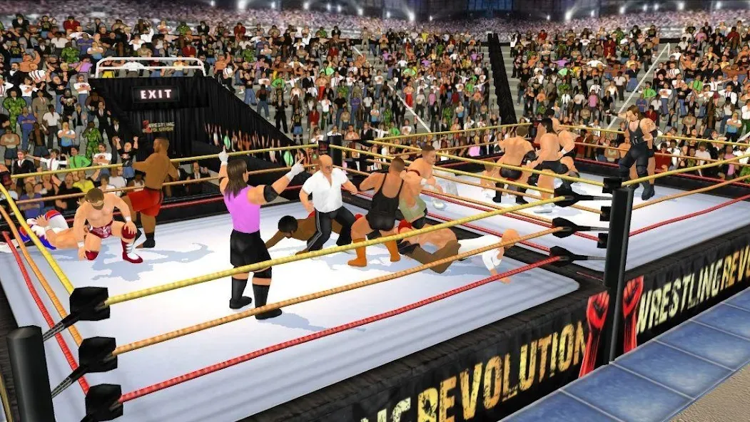 Wrestling Revolution 3D (Реслинг Революшн 3Д)  [МОД Menu] Screenshot 5