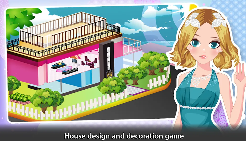 Girl Doll House - Room Design  [МОД Много денег] Screenshot 1