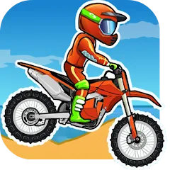 Скачать взломанную Moto X3M Bike Race Game (Мото 3М Игра на мотоциклах)  [МОД Unlocked] - полная версия apk на Андроид