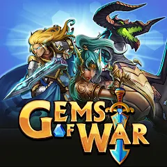 Взломанная Gems of War - Match 3 RPG (Гемс оф Вар)  [МОД Бесконечные деньги] - полная версия apk на Андроид