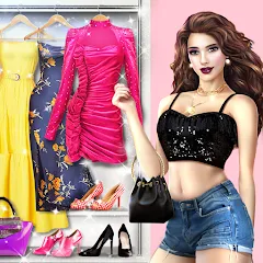 Скачать взломанную Fashion Stylist: Dress Up Game  [МОД Unlimited Money] - стабильная версия apk на Андроид