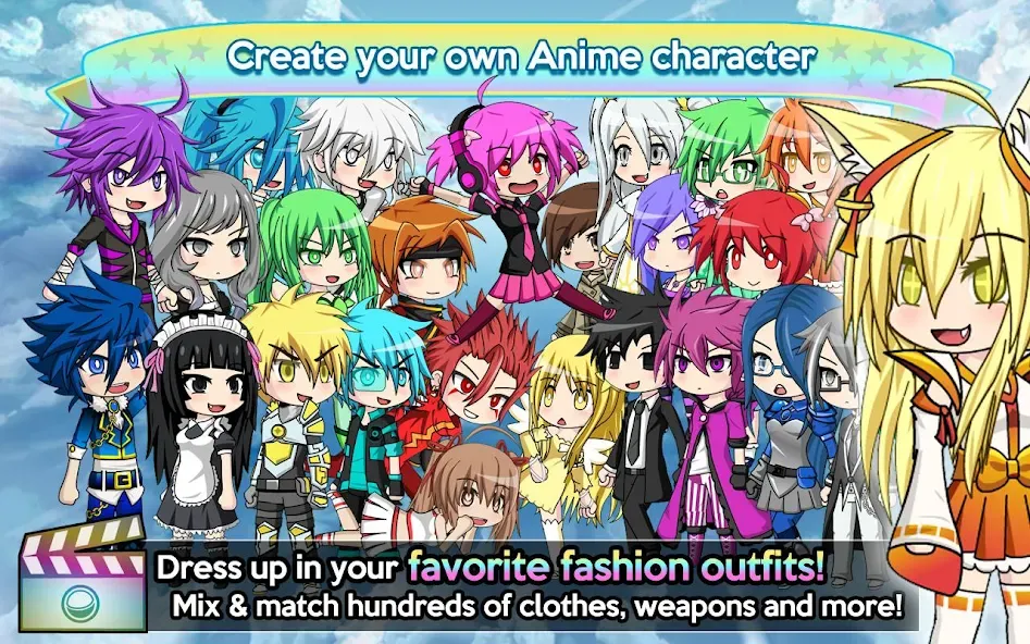 Gacha Studio (Anime Dress Up) (Гача Студио)  [МОД Бесконечные монеты] Screenshot 2