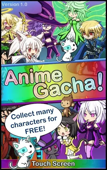 Anime Gacha! (Simulator & RPG)  [МОД Меню] Screenshot 1