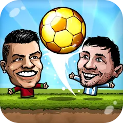 Скачать взломанную Puppet Soccer - Football  [МОД Много монет] - последняя версия apk на Андроид