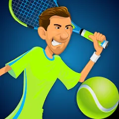 Взломанная Stick Tennis (Стик Теннис)  [МОД Много монет] - последняя версия apk на Андроид