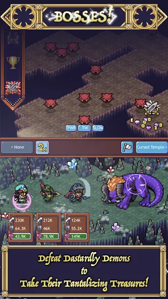 Cave Heroes:Idle Dungeon RPG (Кейв Хероес)  [МОД Unlimited Money] Screenshot 2