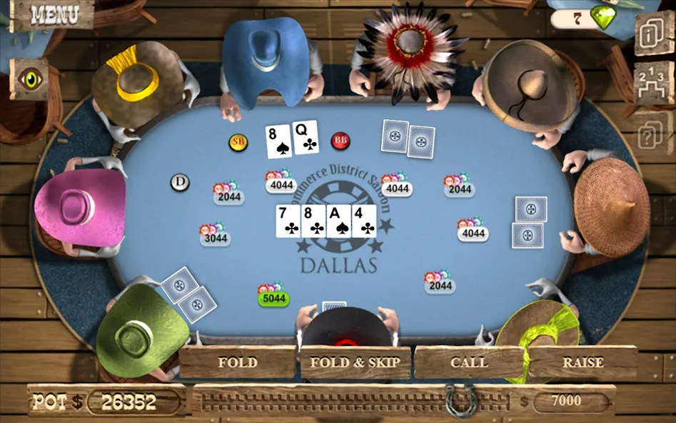 Governor of Poker 2 - Offline  [МОД Menu] Screenshot 5