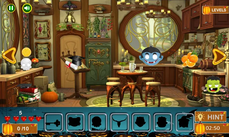 Halloween Hidden Objects (Хэллоуин Скрытые Объекты)  [МОД Menu] Screenshot 4