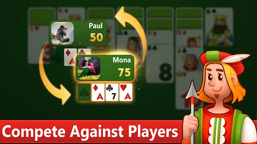 Klondike Solitaire card game  [МОД Бесконечные деньги] Screenshot 5