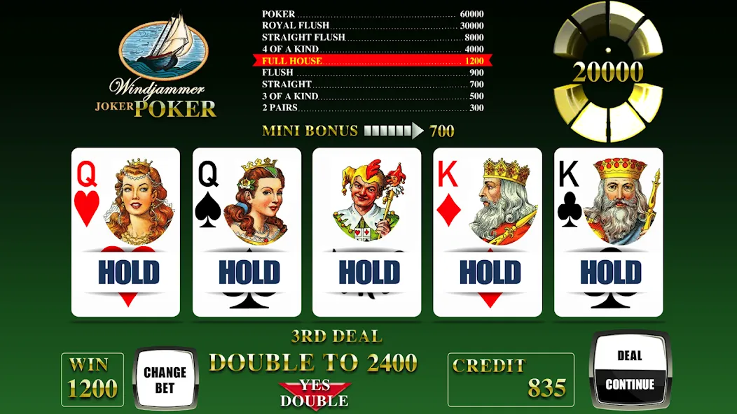 Windjammer Poker (Уиндджаммер Покер)  [МОД Mega Pack] Screenshot 2