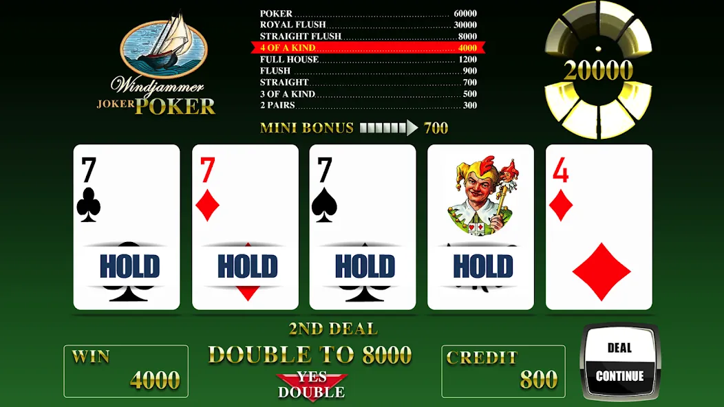 Windjammer Poker (Уиндджаммер Покер)  [МОД Mega Pack] Screenshot 3