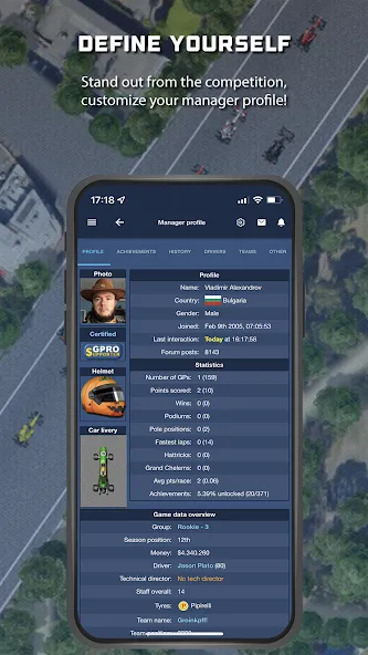 GPRO - Classic racing manager (ГПРО)  [МОД Все открыто] Screenshot 2