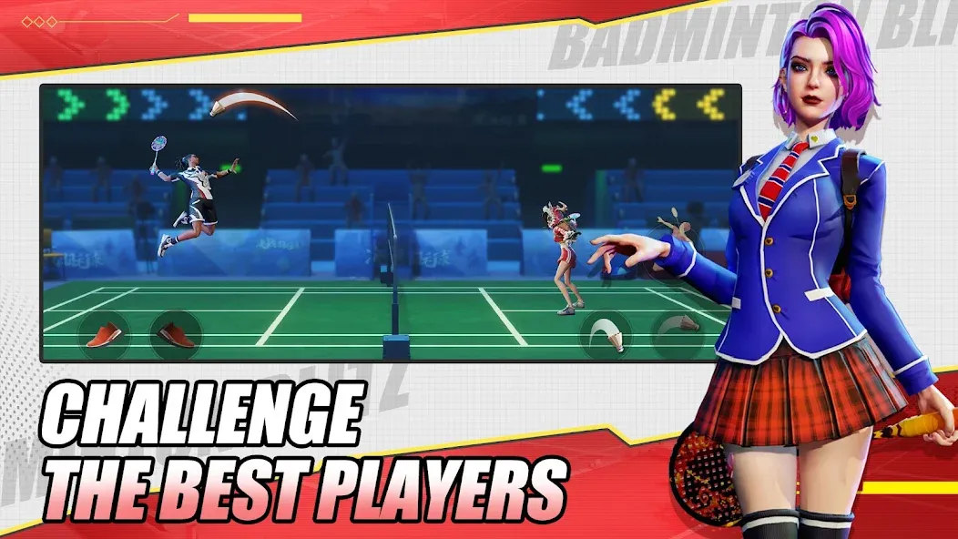 Badminton Blitz - PVP online (Бэдминтон Блиц)  [МОД Меню] Screenshot 5