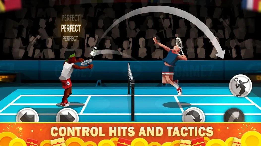 Badminton League  [МОД Unlocked] Screenshot 1