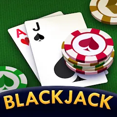 Скачать взлом Blackjack 21: online casino (Блэкджек 21)  [МОД Unlimited Money] - последняя версия apk на Андроид