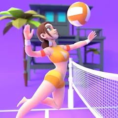 Скачать взлом Beach Volleyball Game (Бичволлейбол игра)  [МОД Бесконечные деньги] - последняя версия apk на Андроид