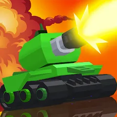 Взломанная Super Tank Hero (Танковые сражения )  [МОД Много монет] - стабильная версия apk на Андроид