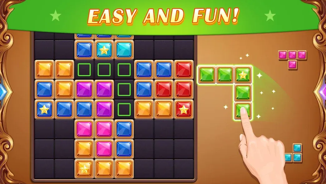 Block Puzzle: Diamond Star  [МОД Unlimited Money] Screenshot 3