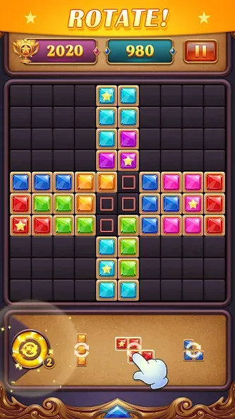 Block Puzzle: Diamond Star  [МОД Unlimited Money] Screenshot 5