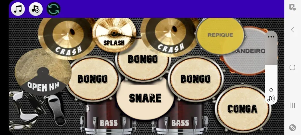 Drum Studio: Bateria Virtual (Драм студио)  [МОД Все открыто] Screenshot 3