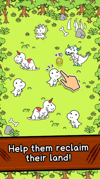 Dino Evolution: Dinosaur Game (Дино Эволюшн)  [МОД Unlimited Money] Screenshot 2