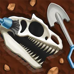 Взлом Dino Quest: Dig Dinosaur Game (Дино Квест)  [МОД Много денег] - последняя версия apk на Андроид