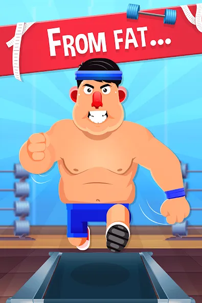 Fat No More: Sports Gym Game! (Фэт Но Море)  [МОД Меню] Screenshot 1