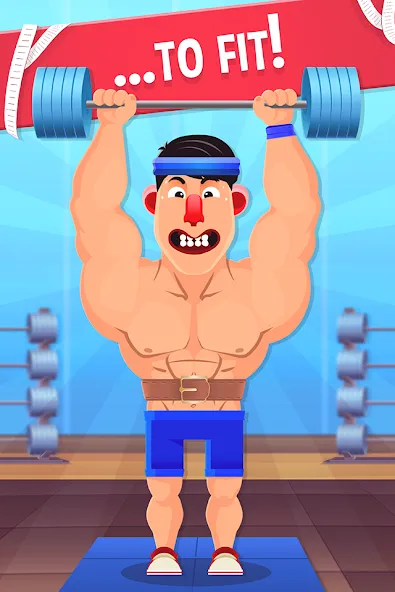 Fat No More: Sports Gym Game! (Фэт Но Море)  [МОД Меню] Screenshot 2