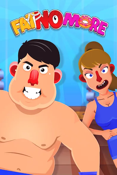 Fat No More: Sports Gym Game! (Фэт Но Море)  [МОД Меню] Screenshot 5