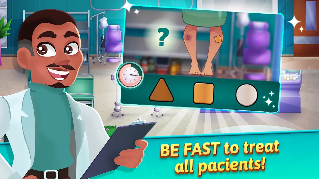 Medicine Dash: Hospital Game (Медицинский Дэш)  [МОД Mega Pack] Screenshot 2