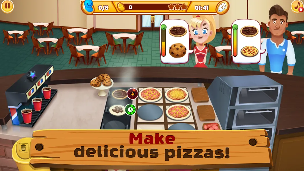 My Pizza Shop 2: Food Games (Мой Пиццерия 2)  [МОД Menu] Screenshot 2