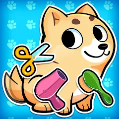 Взломанная My Virtual Pet Shop: Animals (Мой Виртуальный Зоомагазин)  [МОД Все открыто] - стабильная версия apk на Андроид