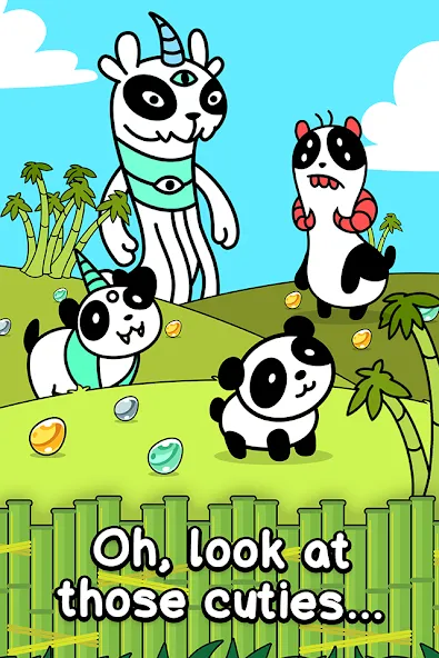 Panda Evolution: Idle Clicker (Панда Эволюция)  [МОД Много денег] Screenshot 1