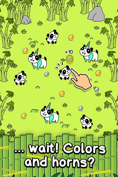 Panda Evolution: Idle Clicker (Панда Эволюция)  [МОД Много денег] Screenshot 2