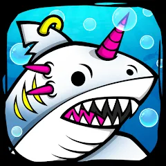 Взлом Shark Evolution: Idle Game (Шарк Эволюшн)  [МОД Бесконечные деньги] - стабильная версия apk на Андроид