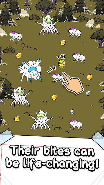 Spider Evolution: Idle Game (Спайдер Эволюшн)  [МОД Menu] Screenshot 2