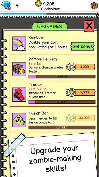 Zombie Evolution: Idle Game (Зомби Эволюция)  [МОД Много денег] Screenshot 4