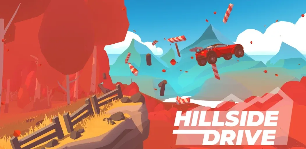 Hillside Drive: car racing (Хиллсайд Драйв Рейсинг)  [МОД Unlimited Money] Screenshot 1