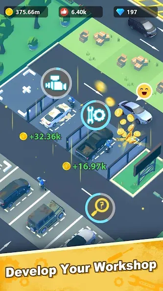 Car Mechanic Tycoon (Кар Механик Тайкун)  [МОД Бесконечные монеты] Screenshot 3