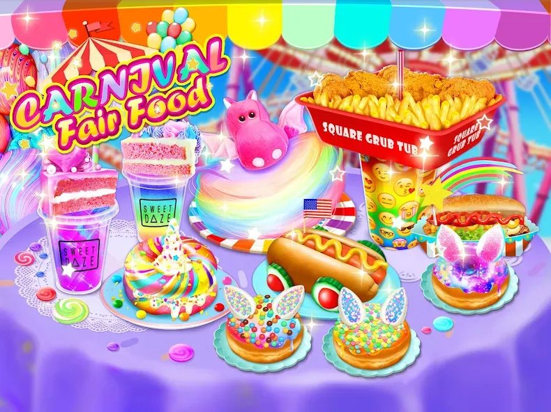 Unicorn Chef Games for Teens (Юникорн Шеф Игры для Подростков)  [МОД Много монет] Screenshot 1