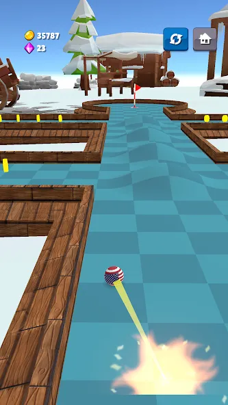 Mini Golf Game - Putt Putt 3D (Мини Гольф Челлендж)  [МОД Меню] Screenshot 3