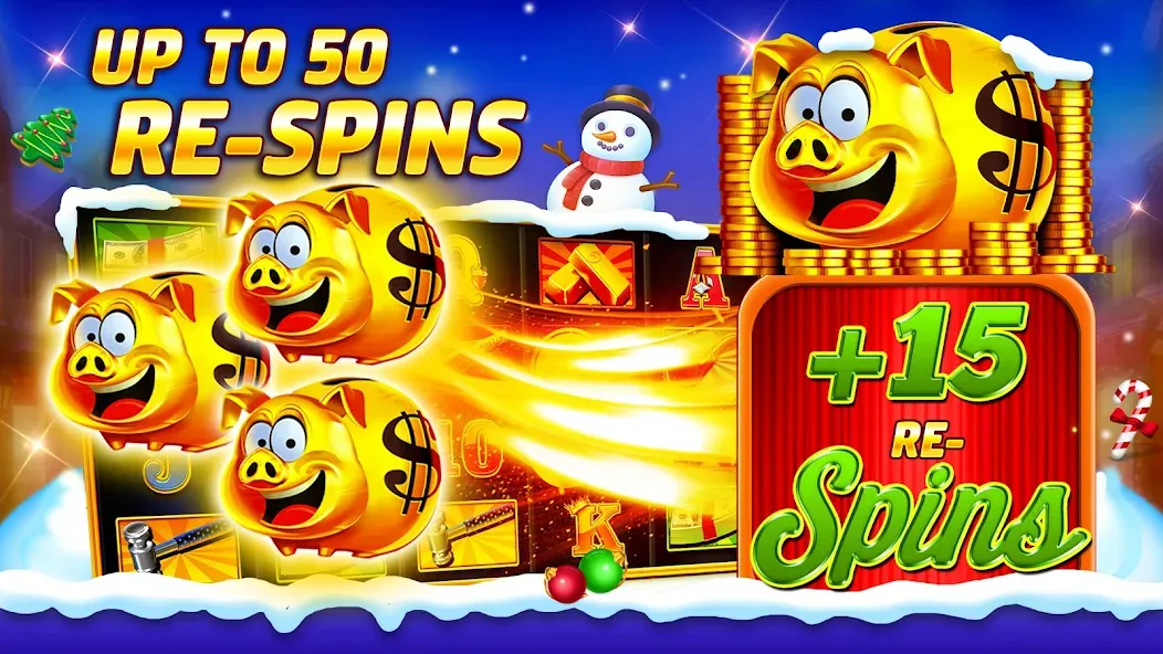 Clubillion Vegas Casino Slots (Клабиллион Вегас Казино Слотс)  [МОД Меню] Screenshot 4