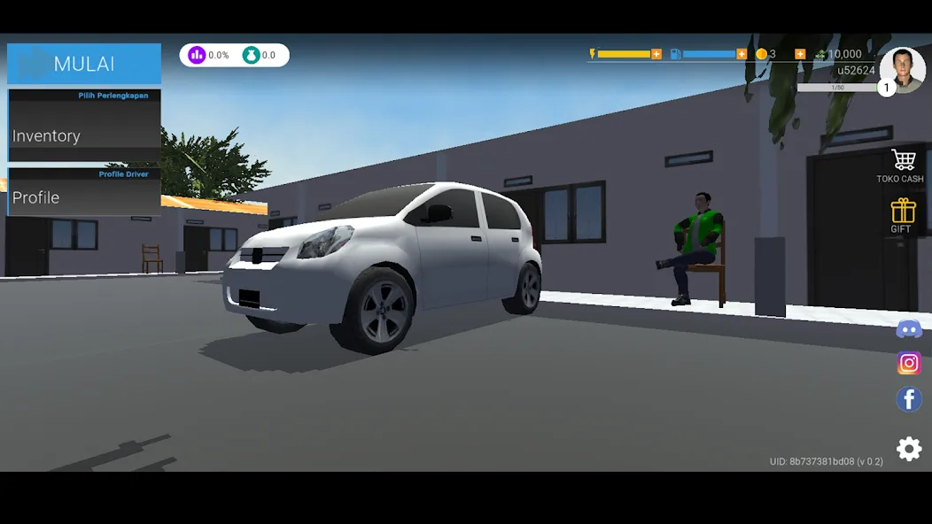 Taxi Online Simulator ID (Такси онлайн симулятор )  [МОД Бесконечные деньги] Screenshot 2