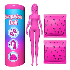 Скачать взлом Color Reveal Suprise Doll Game (Цветной сюрпризный кукольный игровой набор)  [МОД Много денег] - последняя версия apk на Андроид