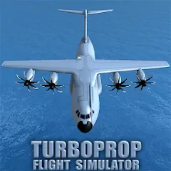 Взлом Turboprop Flight Simulator (Турбовинтовой симулятор полета 3D)  [МОД Menu] - последняя версия apk на Андроид