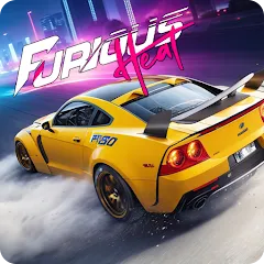 Скачать взломанную Furious: Heat Racing 2024 (Фьюриъс)  [МОД Много монет] - стабильная версия apk на Андроид