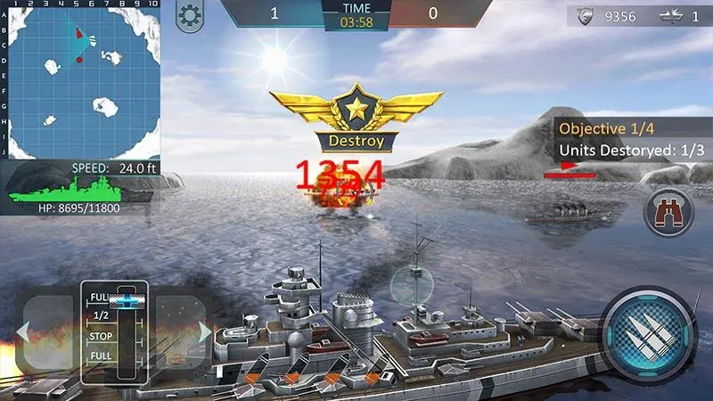 Warship Attack 3D  [МОД Меню] Screenshot 4