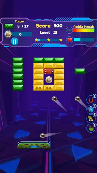 Brick Breaker- Bricks 3d Game (Бриксандболл)  [МОД Меню] Screenshot 2